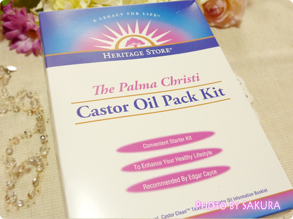 Heritage Products, The Palma Christi Castor Oil Pack Kit, 4 Piece Kit　ひまし油セット
