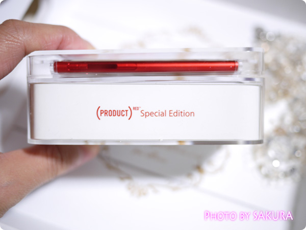 iPod nano 第7世代 [16GB]　（PRODUCT）RED 　箱のサイド