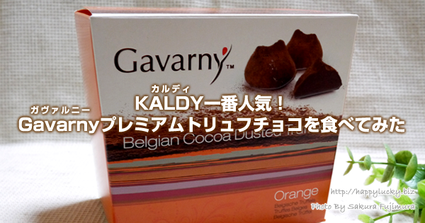 【バレンタイン】カルディ一番人気のガヴァルニープレミアムトリュフチョコを食べてみた