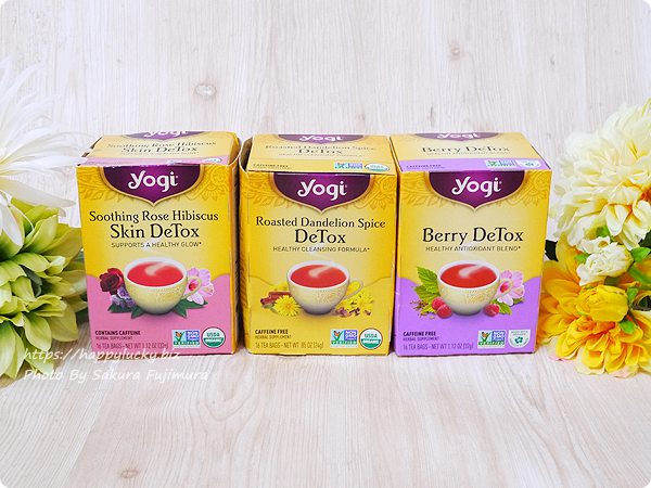 Herbアイハーブ23回目購入品　Yogi Tea（ヨギティー）デトックスティー３種類