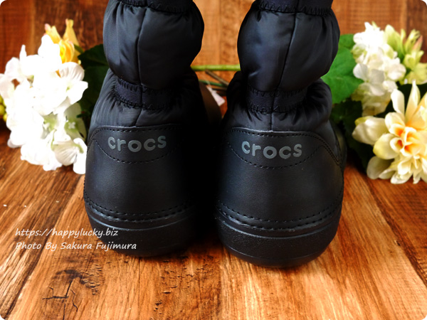 クロックス crocs Women's Crocband Winter Boot クロックバンド ウィンター ブーツ ウィメン　かかとにクロックスロゴ